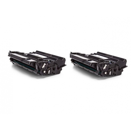 HP CF287X / 87X - Pack de 2 Toners Noir Compatible(s) - Lacartouche.fr