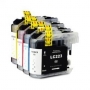 Brother LC223 - Pack de 4 Cartouches d'encre Compatible(s) - Lacartouche.fr