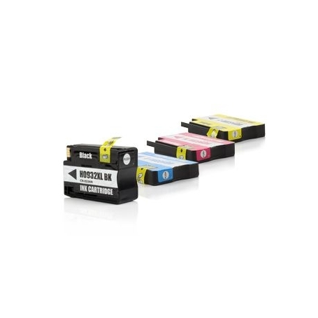 HP 932XL + 933XL - Pack de 4 Cartouches d'encre Compatible(s) - Lacartouche.fr