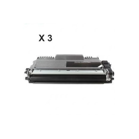 Brother TN2220 - Pack de 3 Toners Compatible(s) - Lacartouche.fr