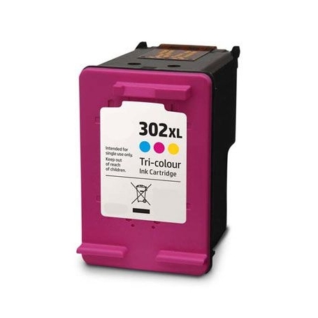 HP F6U67AE / 302XL - Cartouche d'encre couleur Compatible(s) - Lacartouche.fr